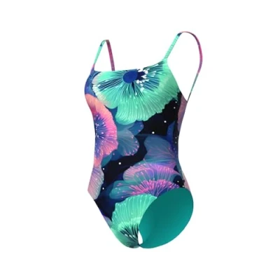 Abbildung von Arena Womens Water Prints Swimsuit Badeanzug, Damen, Größe: Small, Sea floor