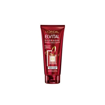 Abbildung von L&#039;Oréal Paris Elvital Farbschutz Haarkur zum Ausspülen, Für coloriertes, getöntes oder gesträhntes Haar, Color Glanz Wunder Farbpflegekur, 1 x 200 ml
