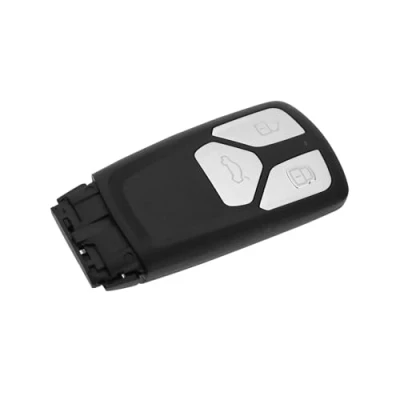 Abbildung von YINETTECH 3 Tasten Fernbedienung Smart Key Shell Kompatibel mit Audi TT A4 A5 Q7 SQ7 RS TTS Schlüsselgehäuse Batteriehalter Auto Fob Ersatz