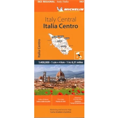 Abbildung von Michelin Map Italy: Central 563 (Maps/Regional Michelin)