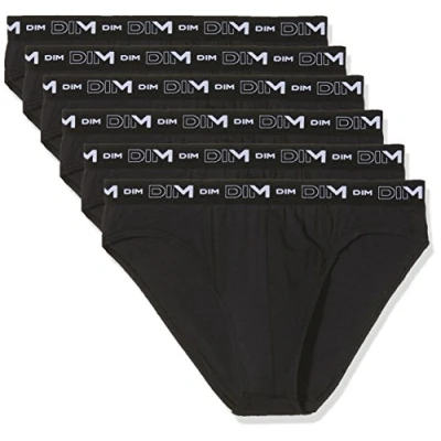 Abbildung von Dim Slip Baumwolle Stretch Atmungsaktiv Multipack Herren x6, Black, S