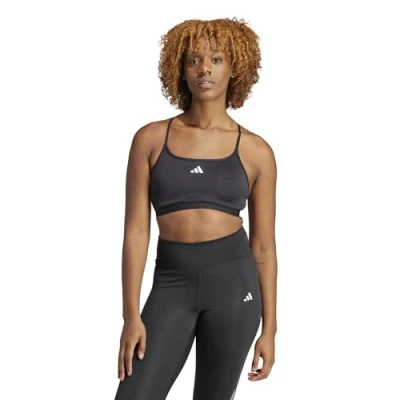Abbildung von adidas Performance BRA Sportbh mit leichter Stützkraft, Damen, Größe: XSxA B, Black