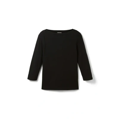 Abbildung von TOM Tailor MIT Uboot Ausschnitt Langarmshirt, Damen, Größe: XS, Deep black