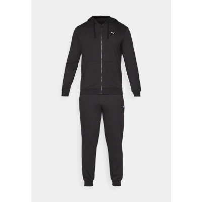 Abbildung von Puma Hooded SUIT SET Trainingsanzug, Herren, Größe: XXL, Black