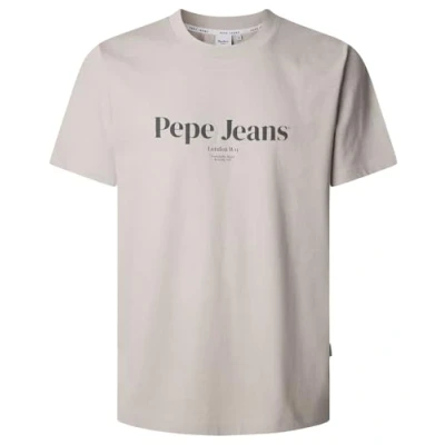 Abbildung von Pepe Jeans DALE Tshirt print, Herren, Größe: Medium, Stone beige