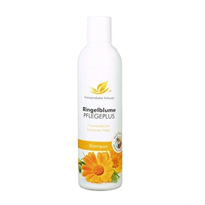 Abbildung von Naturprodukte Schwarz Ringelblume Pflegeplus Shampoo für trockenes, geschädigtes Haar Vegan, ohne Silikon und Parabene