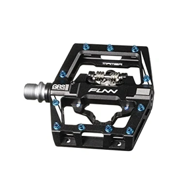 Abbildung von Funn Mamba S MTB Clipless Pedale, Einseitige Clip Mountainbike Kompatibel mit SPD Cleats, 9/16 Zoll CrMo Achse Fahrradpedale (Schwarz)