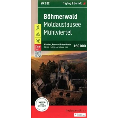 Abbildung von Böhmerwald, Wander , Rad und Freizeitkarte 1:50.000, freytag &amp; berndt, WK 262: Moldaustausee Mühlviertel, mit APP, wasserfest reißfest (freytag berndt Freizeitkarten, Band 262)