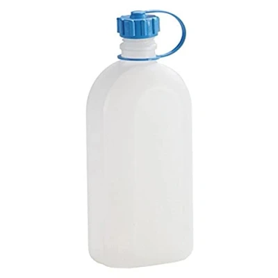 Abbildung von hünersdorff Kunststoffflasche / Trinkflasche Vorratsflasche mit dichtem Schraubdeckel, Chemie und Lebensmittelbeständig, 1,5 Liter, Made in Germany, Natur