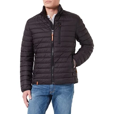 Abbildung von camel active Herren Jacke Leichte Steppjacke Ohne Kapuze, Schwarz, 30