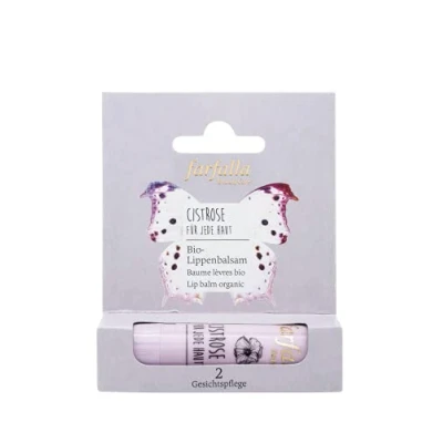 Abbildung von farfalla Cistrose für jede Haut, Bio Lippenbalsam Lippenpflegestift als Intensivpflege zarte Lippen Bio, Vegan &amp; 100% zertifizierte Naturkosmetik Schützt und Spendet Feuchtigkeit