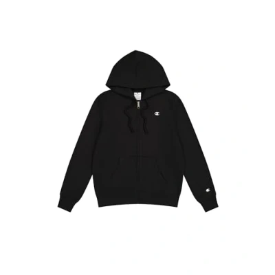 Abbildung von Champion Basic Hooded FULL ZIP Sweatjacke, Herren, Größe: XS, Black