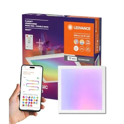 Abbildung von LEDVANCE SMART+ WiFi Planon Magic LED RGBW 45x45cm