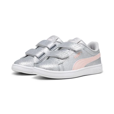Abbildung von Puma Smash 3.0 Glitz GLAM Sneaker low für Kinder, Größe: 34, Glacial gray frosty pink Schuhe