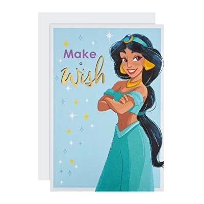 Abbildung von Hallmark Ermutigungskarte Disney Prinzessinnen Jasmin Design
