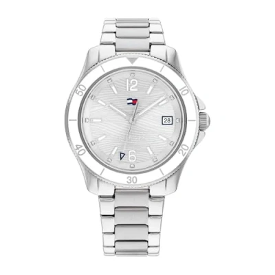 Abbildung von Tommy Hilfiger Uhr, Damen, Größe: One Size, Silber