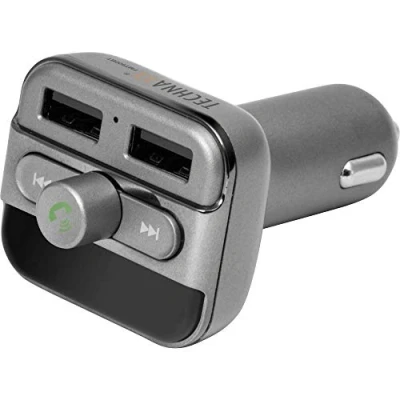 Abbildung von Technaxx 4594 FMT900BT Transmitter mit Bluetooth Freisprecheinrichtung und Ladefunktion, Schwarz