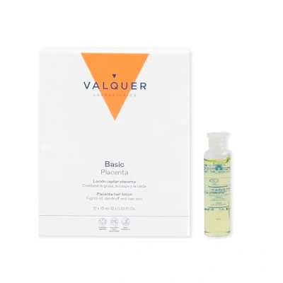 Abbildung von Valquer Professional Placenta Haarlotion Kampf: Schuppen, Fett, Seborrhoe und Herbst Haarblasen. Sulfatfreies Haar Stimulans 12x15ml