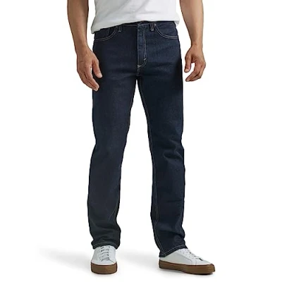 Abbildung von Wrangler Herren Jeans, frei dehnbar, Normale Passform, Rinse Denim, 38W / 32L