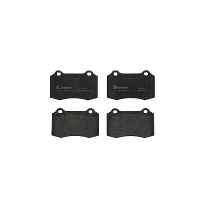 Abbildung von BREMBO P 24 073 Bremsbelagsatz exkl. Verschleißwarnkontakt ohne Zubehör FORD: Focus Mk1 Hatchback, CITROËN: DS3 Convertible