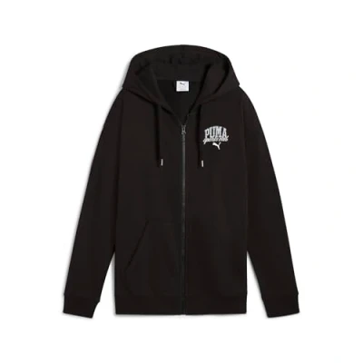 Abbildung von PUMA Mädchen Class Relaxed Full Zip Hoodie TR Hooded Sweatshirt, Black,