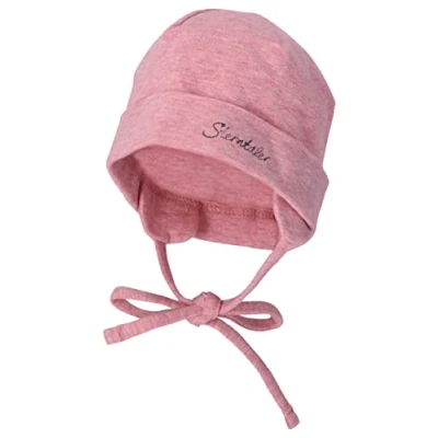 Abbildung von Sterntaler Baby Jungen Beanie Organic Cotton Mütze Baby, Kinderbeanie aus Baumwolle mit Bindeband rosa, 47