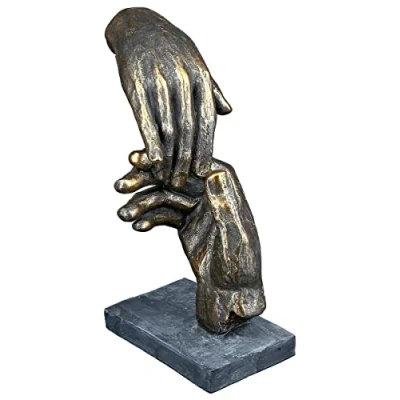 Abbildung von Casablanca Deko Skulptur helfende Hand aus Poly mit Spruchanhänger Geschenk und Dekoration Höhe 21 cm