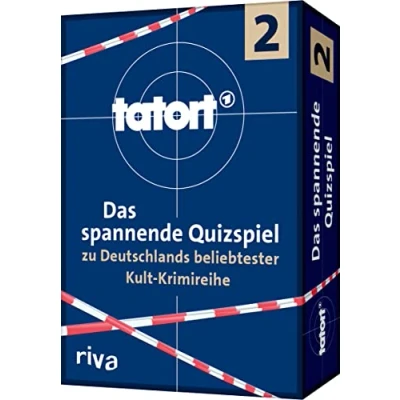 Abbildung von Tatort 2 Das neue spannende Quizspiel zu Deutschlands beliebtester Kult Krimireihe: perfekte Geschenk für alle Fans im handlichen Kartenformat. Teste dein Fan Wissen