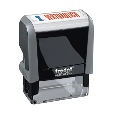 Abbildung von trodat OFFICE PRINTY mit text Vertraulich