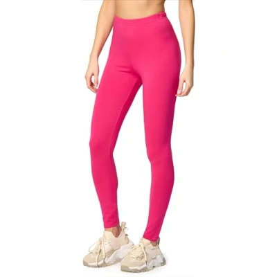 Abbildung von Merry Style Leggings Damen Baumwolle für das ganze Jahr Bequeme Blickdicht Ideal Yoga Sport Gym und Freizeit MS10 198 (Amaranth, L)
