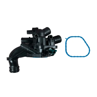 Abbildung von GATES TH607107G1 Kühlwasserthermostat 107 mit Dichtungen Gehäuse CITROËN: C3 II, C4 Picasso 1, I Grand Picasso, PEUGEOT: 207 Hatchback, CC