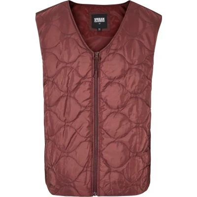 Abbildung von Urban Classics Herren Zipped Gilet Weste, Herren, Größe: 5XL, Cherry