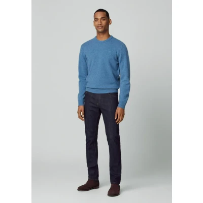 Abbildung von Hackett London Rinse WASH Jeans Slim Fit, Herren, Größe: 31x32, Denim blue