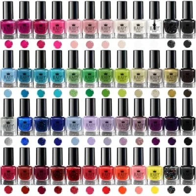 Abbildung von Splash 48 x Nagellack Lack Set verschiedenen modernen Farben, schnell trocknend