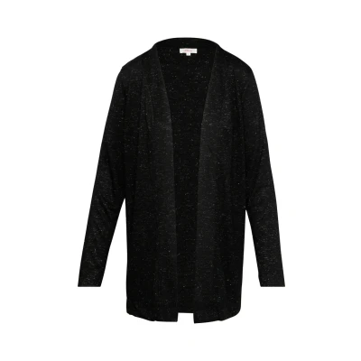 Abbildung von s.Oliver Langer Strickjacke, Damen, Größe: 32, Schwarz