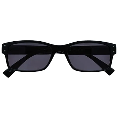 Abbildung von OPULIZE UV Reader Schwarz Sonnen Leser Lesebrille UV400 Herren Frauen UVSR011 +1,00