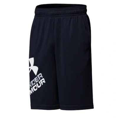 Abbildung von Under Armour Jungen UA Prototype 2.0 Logo Shorts, Schwarz (001)/Weiß, M