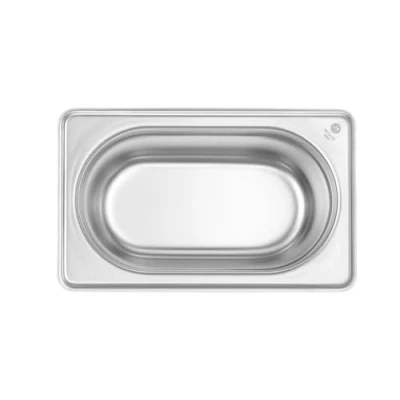 Abbildung von HENDI Gastronormbehälter, temperaturbeständig von 40 bis 300C, Heissluftöfen Kühl und Tiefkühlschränken Chafing Dishes Bain Marie, 1L, GN 1/0, 176X108X(H)100Mm, Edelstahl