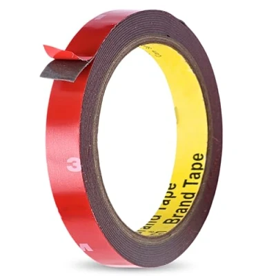 Abbildung von 3M 4218P viskoelastisches Acrylat Schaumklebeband doppelseitiges Profi Klebeband Schwarz Metall und lackierte Oberflächen Extra starke Band (3M 4218P, 1mm dick, 10mm X 3meter