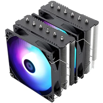 Abbildung von Thermalright Peerless Assassin 120 SE ARGB CPU Luftkühler, 6 Heatpipes Kühler, Dual 120mm TL C12C S PWM Lüfter, Aluminium Kühlkörperabdeckung, AGHP, für AMD AM4/AM5 Intel 1700/1150/1151/1200