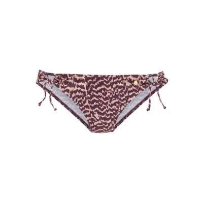 Abbildung von Lascana Bikinihose, Damen, Größe: 34, Bordeaux bedruckt