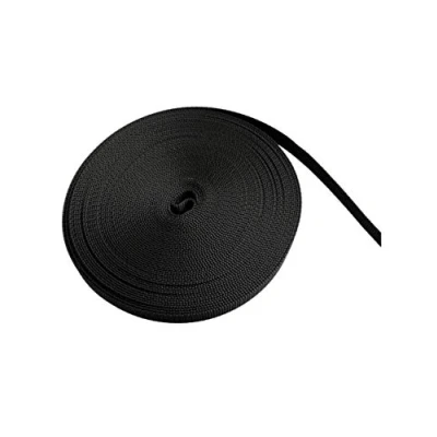 Abbildung von On1shelf 10 mm breites schwarzes Nylon Gurtband, robustes Polypropylen m (10 mm)