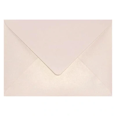 Abbildung von Netuno 100 Umschläge Perlmutt Rose Gold DIN B6 125x 175 mm 120g Aster Metallic Candy Pink glänzende schön für Hochzeit Geburtstag Taufe Weihnachten Ostern Einladungen