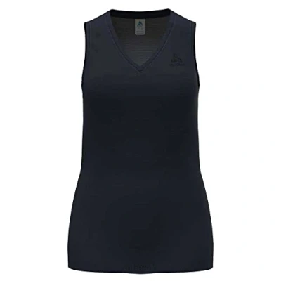 Abbildung von ODLO Vneck Singlet Active Unterhemd/shirt, Damen, Größe: 34/36, Dark sapphire
