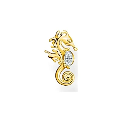 Abbildung von Thomas Sabo Einzel Ohrstecker Seepferdchen vergoldetes Silber H2236 414 14