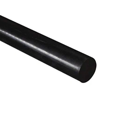 Abbildung von HDPE Rundstab aus hochdichtem Polyethylen, schwarz, 20 mm Durchmesser x 300 lang, Klasse A PE 500