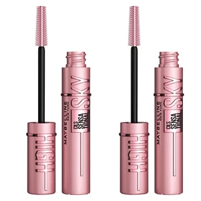 Abbildung von 2x Maybelline New York Sky High Volumising and Lengthening Mascara Black Colour Geeignet für empfindliche Augen