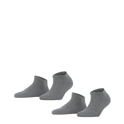 Abbildung von Falke Happy 2PACK Everyday Casual Socken, Damen, Größe: 39 42, Light greymel