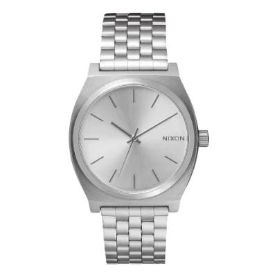 Abbildung von Nixon TIME Teller Uhr silvercoloured, Herren, Größe: One Size, Silver coloured
