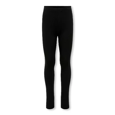 Abbildung von Kids ONLY Kogemili Brushed Leggings Hosen für Kinder, Größe: 134/140, Black